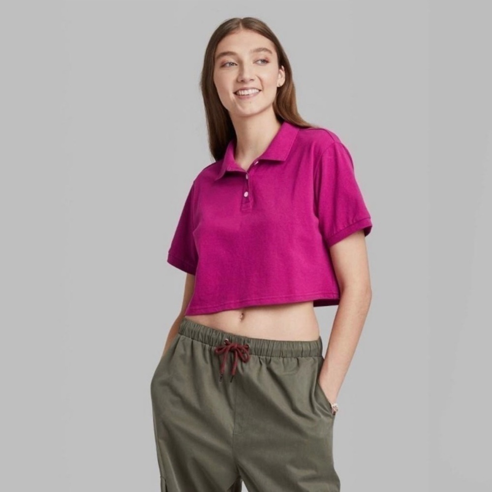 NWT Wild Fable Boxy Cropped top